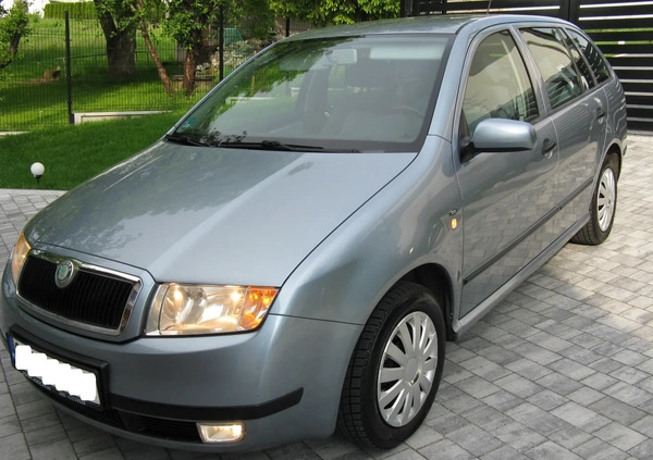 Skoda Fabia cena 8700 przebieg: 162000, rok produkcji 2001 z Stoczek Łukowski małe 596